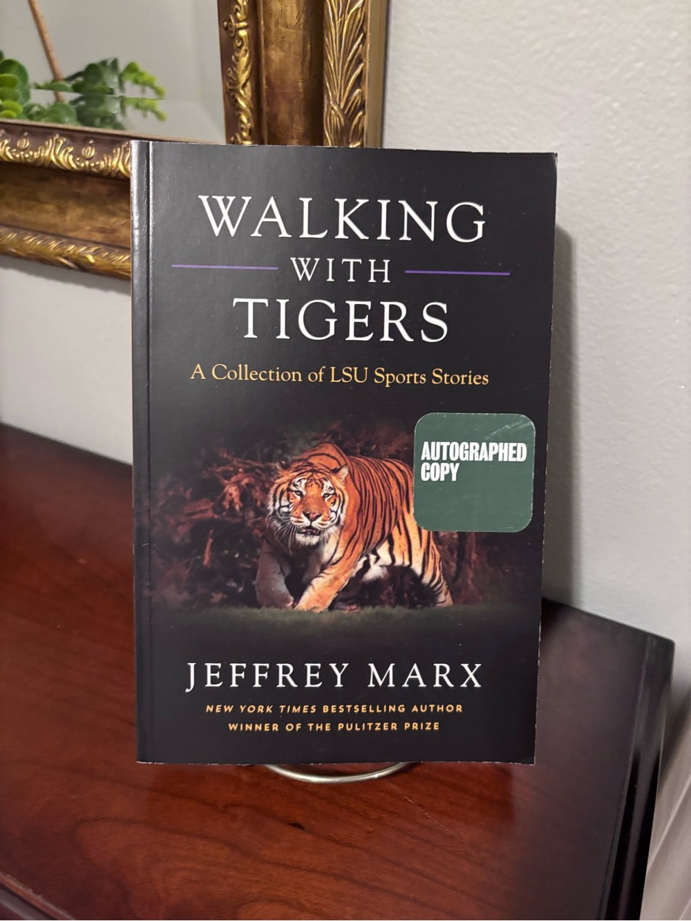 Walking With Tigers by Jeffrey Marx - Autographed Paperback